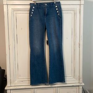 Gap size 14/32 X-long front button jeans